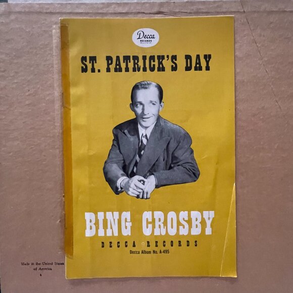 Bing Crosby St. Patrick's Day 5 Record Set Vinyl / 10" Media - Copyright 1946 - Picture 5 of 16